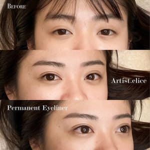 Eyeliner Tattoo result by Artist.elice Permanent Makeup in Lone Tree, CO