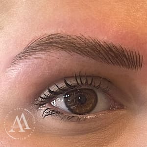 Eyeliner Tattoo result by Artistic Ayes Microblading Wilmington NC in Leland, NC