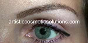 Eyeliner Tattoo result by Artistic Cosmetic Solutions in Boise, ID