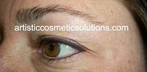 Eyeliner Tattoo result by Artistic Cosmetic Solutions in Boise, ID