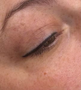 Eyeliner Tattoo result by Artistic Esthetics LLC in Marshfield, MO