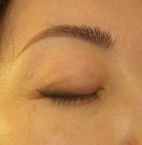 Eyeliner Tattoo result by Artistry by Athena Microblading Brows and Permanent Makeup in Milpitas, CA