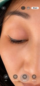 Eyeliner Tattoo result by Artistry by Athena Microblading Brows and Permanent Makeup in Milpitas, CA