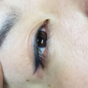 Eyeliner Tattoo result by Artistry by Athena Microblading Brows and Permanent Makeup in Milpitas, CA