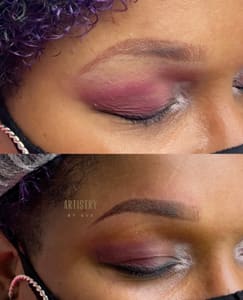 Eyeliner Tattoo result by Artistry by Eve in Dallas, TX