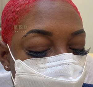 Eyeliner Tattoo result by Artistry by Eve in Dallas, TX
