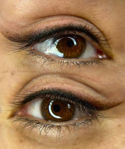 Eyeliner Tattoo result by Ashley Brows in Brighton, MI