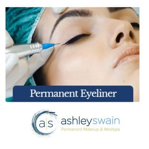 Eyeliner Tattoo result by Ashley Swain Permanent Makeup Center, Boca Raton in Boca Raton, FL