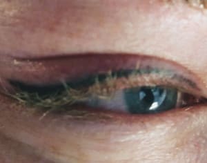 Eyeliner Tattoo result by Athena Beauty Bar in Allen, TX