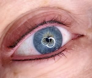 Eyeliner Tattoo result by Atomic Beauty Co @ Harper's Valley Spa in Los Ranchos De Albuquerque, NM