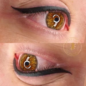 Eyeliner Tattoo result by Au Naturel Permanent Cosmetics in Dallas, TX
