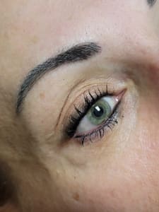Eyeliner Tattoo result by Azadeh Microblading & Permanent Makeup in Panama City Beach, FL