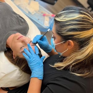 Eyeliner Tattoo result by Baddies Beauty Bar AZ in Cave Creek, AZ