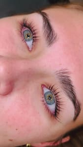 Eyeliner Tattoo result by Bare 2 Chic LLC in Pleasanton, TX