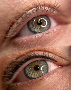 Eyeliner Tattoo result by BB Brows Cosmetic Tattooing in Niantic, CT