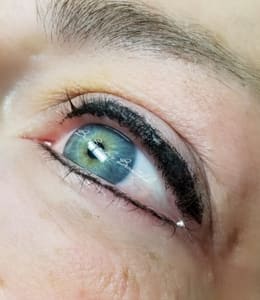 Eyeliner Tattoo result by Be Simply Beautiful Permanent Makeup in Boise, ID