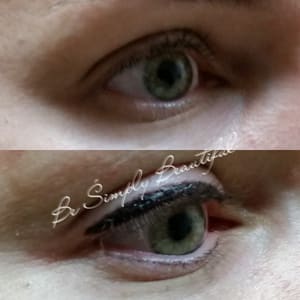 Eyeliner Tattoo result by Be Simply Beautiful Permanent Makeup in Boise, ID
