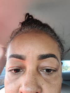 Eyeliner Tattoo result by Beaú ibrowz Threading & Waxing Salon with Permanent Makeup in Virginia Beach, VA