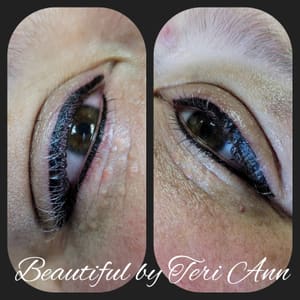 Eyeliner Tattoo result by Beautiful by Teri Ann in Sartell, MN
