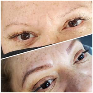 Eyeliner Tattoo result by Beautiful U by Kari Mieshelle permanent make-up, peramedical areola & camouflage in Fort Myers, FL