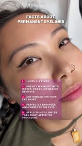 Eyeliner Tattoo result by Beautiful You Eyelash Extensions, Microblading, and Nano Hair Strokes in San Jose, CA