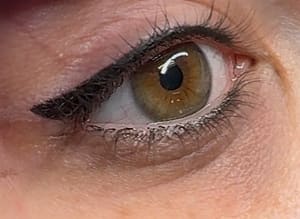 Eyeliner Tattoo result by Beauty and the Brow in Feeding Hills, MA