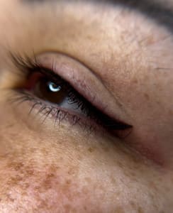 Eyeliner Tattoo result by Beauty and the Brow in Feeding Hills, MA