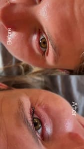 Eyeliner Tattoo result by Beauty Babes Salon in Navarre, FL