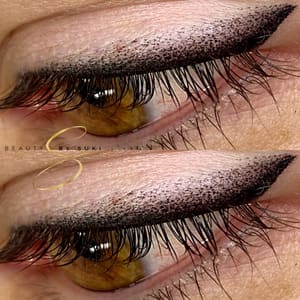 Eyeliner Tattoo result by Beauty By Suki in Charlotte, NC