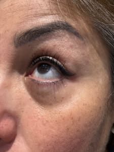 Eyeliner Tattoo result by Beauty Essentials by Elena in San Antonio, TX