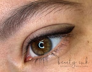 Eyeliner Tattoo result by Beauty Ink Cosmetic Solutions- Permanent Cosmetics in Columbus, IN
