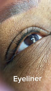 Eyeliner Tattoo result by Belinda's Brows, LLC in Virginia Beach, VA