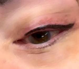 Eyeliner Tattoo result by Bella Beauty bar in Moonachie, NJ
