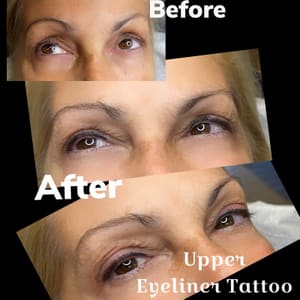 Eyeliner Tattoo result by Bella Beauty bar in Moonachie, NJ