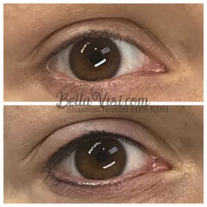 Eyeliner Tattoo result by Bella Visi Permanent Cosmetics in Reno, NV