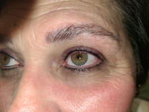 Eyeliner Tattoo result by Bellarose Therapeutic Massage and Spa, LLC in Arcanum, OH