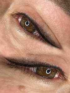 Eyeliner Tattoo result by Belle Visage Lash & PMU Studio in Webster, TX