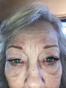 Eyeliner Tattoo result by Bellison Artistry in Ca On City, CO