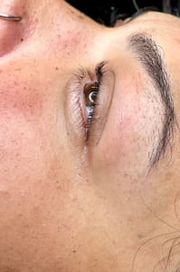 Eyeliner Tattoo result by Berkley Beauty Esthetics in Brownsburg, IN