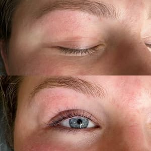 Eyeliner Tattoo result by Berkley Beauty Esthetics in Brownsburg, IN