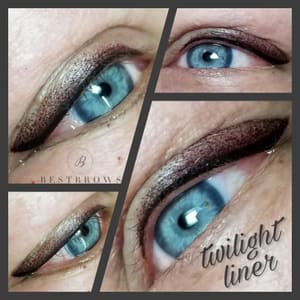 Eyeliner Tattoo result by Best Brows & Beauty in Middleton, WI