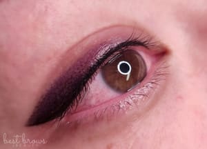 Eyeliner Tattoo result by Best Brows & Beauty in Middleton, WI