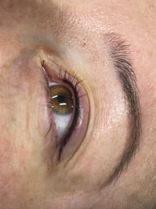 Eyeliner Tattoo result by Beyond Beauty in Decatur, TX