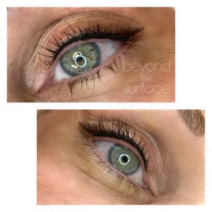 Eyeliner Tattoo result by Beyond The Surface Permanent Makeup in Lynchburg, VA