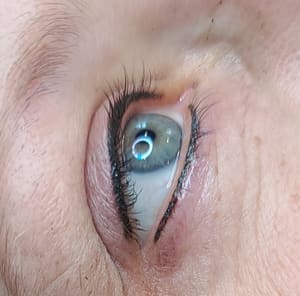 Eyeliner Tattoo result by BeYOUtiful Brows And Beyond in Gladstone, MI