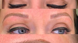 Eyeliner Tattoo result by BeYOUtiful Brows Microblading, PMU Eyeliner, LIP Blushing, Lash tint & curl by Hope in New Castle, PA