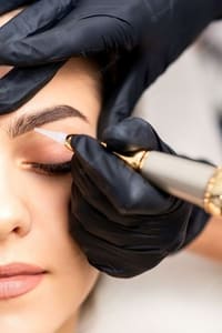 Eyeliner Tattoo result by Bhandal Salon in Stockton, CA