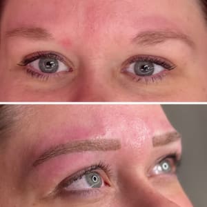 Eyeliner Tattoo result by Birdie’s Brow Studio in Seymour, IN