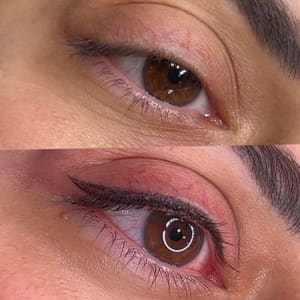 Eyeliner Tattoo result by BK Cosmetic Tattoos, LLC in San Diego, CA