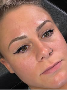 Eyeliner Tattoo result by Black Moon Art Studio in East St Louis, IL